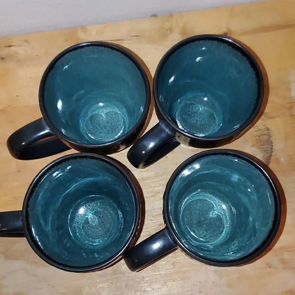 Mikasa Gourmet Basics Daymon Jade Cups Set of 4